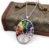 Collier Arbre De Vie Coloré