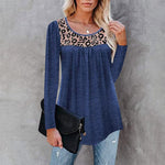 T-shirt oversize à imprimé léopard