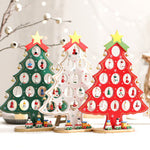 Mini Ensemble d’Arbre de Noël en Bois de Bricolage