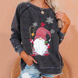 Sweat-shirt Flocon de Neige du Père Noël
