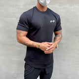 T-shirt de sport extensible en coton