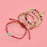 Bracelets de perles de riz multicouches