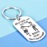 Porte-clés Frère et Sœur Bond