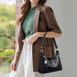 Sac à Bandoulière en Relief Litchi