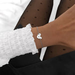 Bracelet de l'alphabet en acier inoxydable