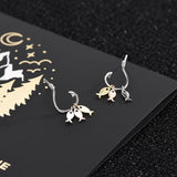 Boucles d'oreilles petits pompons de poisson