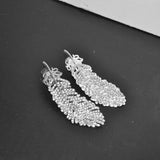Barrette à plumes de diamant