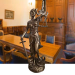 Décoration de la statue de la déesse de la justice