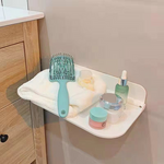 Bâton d'étagère flottante en plastique pliable