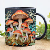 Tasse de champignons magiques 3D