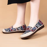 Chaussons en Lin Respirant à Tête Enveloppée