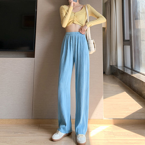 Pantalon ample décontracté pleine longueur pour femmes