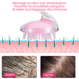 Massage du Cuir Chevelu Brosse à Shampooing