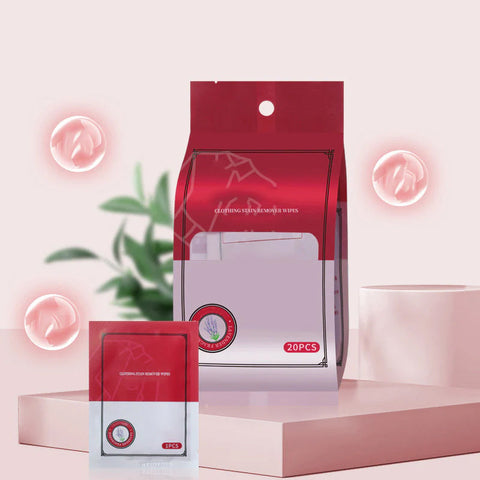 Lingettes humides pour le détachage