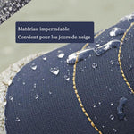 Chaussures à neige unisexes imperméables et chaudes
