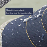 Chaussures à neige unisexes imperméables et chaudes