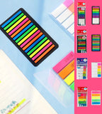 Notes autocollantes fluorescentes