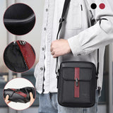 Sac à bandoulière pour hommes en cuir PU souple