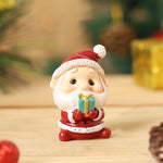 Ornements de père Noël animaux faits à la main