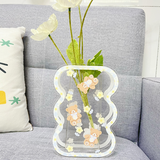 Vase En Acrylique Pour Arrangement De Fleurs Créatif De Salon