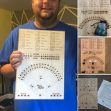 Jeu de plateau de dés de baseball