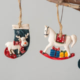 Pendentifs Décoratifs d'Arbre de Noël en Résine