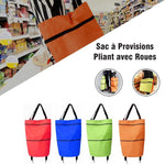 Ciaovie™ Sac à Provisions Pliant avec Roues - ciaovie