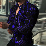 Chemise Graphique Imprimée En 3D Pour Homme