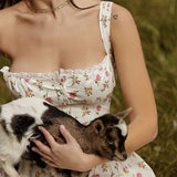 Robe à bretelles fines dos nu