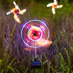 Lampe éolienne solaire de jardin étanche