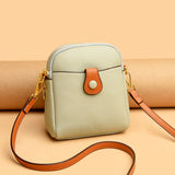 Élégant sac à bandoulière contrasté