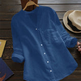 Chemisier ample décontracté uni