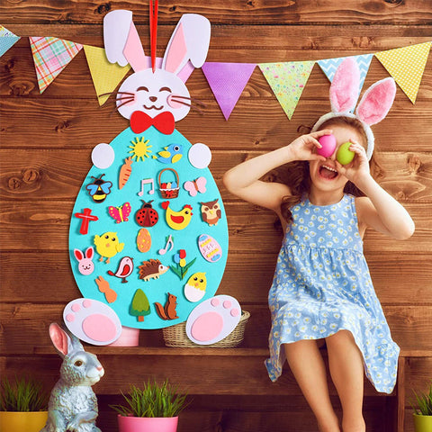 Lapin de Pâques en feutrine