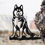Chiot de Silhouette de Chien en Métal