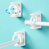 Supports de montage de tige réglables sans clous (1 paire)