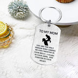 TO MY MOM Porte-clés, Collier