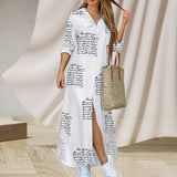 Robe chemise sexy à la mode pour dames