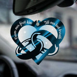 Porte-clés coeur personnalisé