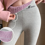 Pantalon Solide D’hiver Chaud et Décontracté