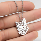 Collier Visage de Chat