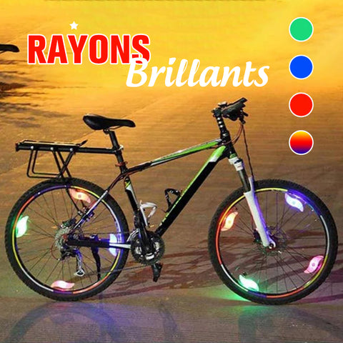 Feux de bicyclette pour la décoration des roues