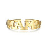 Bague mère en argent sterling