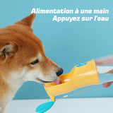 Nourriture et Bouteille d'Eau pour Chiens