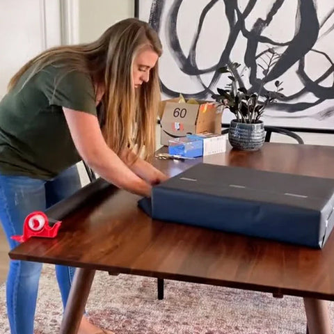 Ensemble d'outils d'emballage de cadeaux de Noël