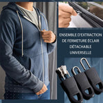 Ensemble Universel d'Extracteurs de Fermeture Éclair Amovibles