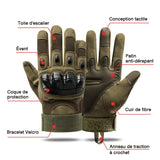 Gants tactiques à doigts complets