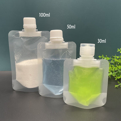 Sac d'emballage de distribution de fluide de voyage portable