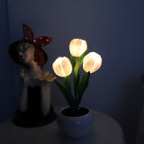 Lampe de table LED de Tulip Veilleuse Fleurie