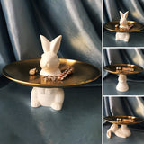 Assiette en céramique pour lapin