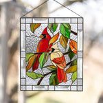 Panneau de vitrail Cardinal